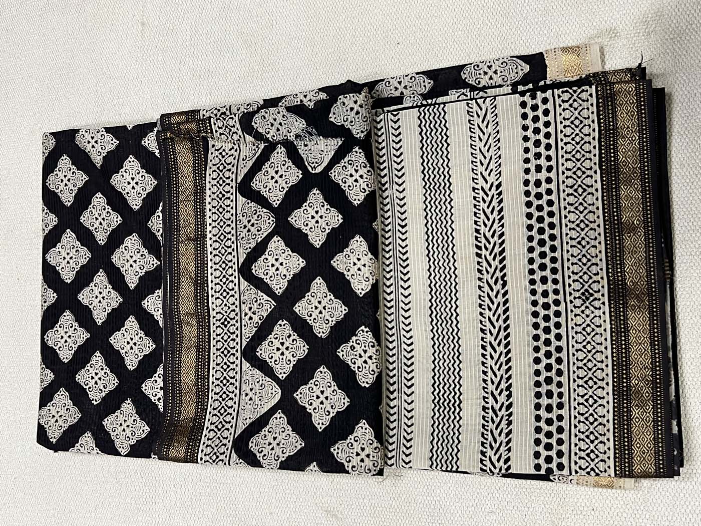 Unstitched Cotton Silk Suit Set