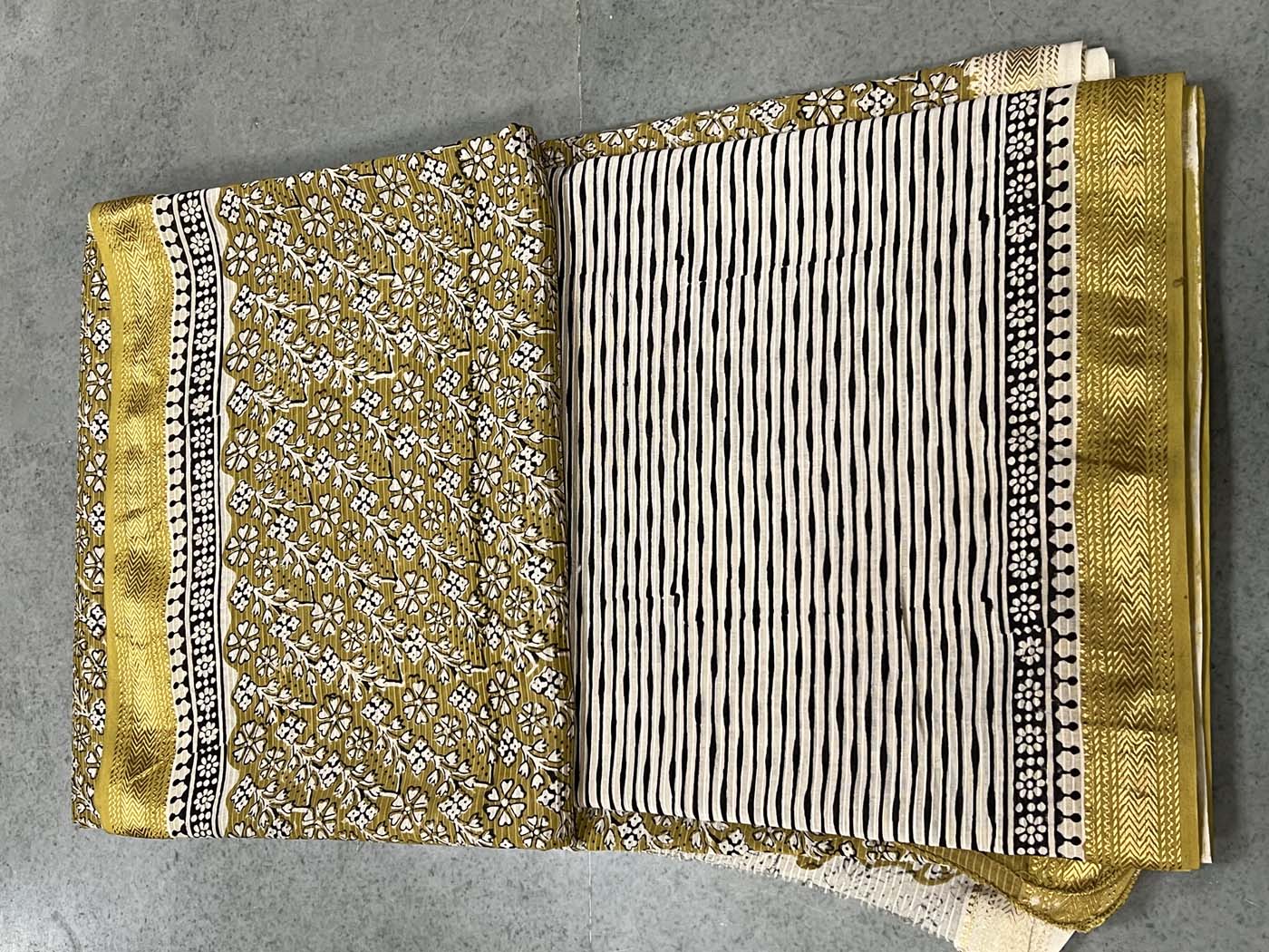 Unstitched Cotton Silk Suit Set