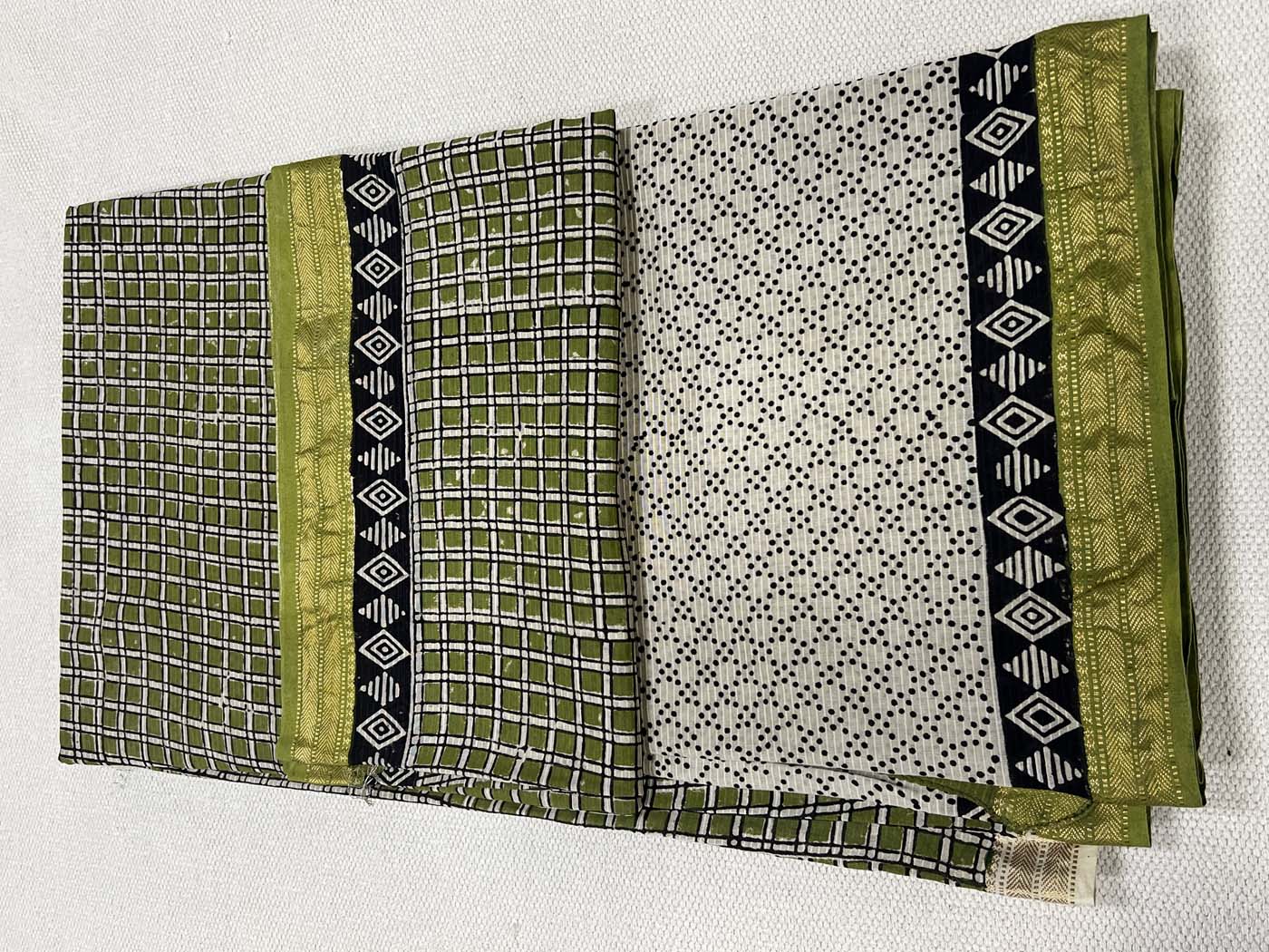 Unstitched Cotton Silk Suit Set