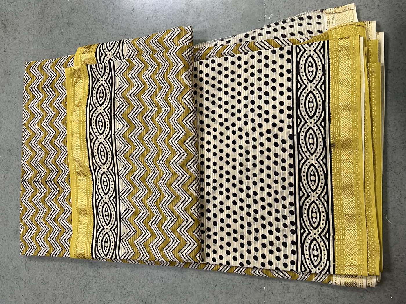 Unstitched Cotton Silk Suit Set