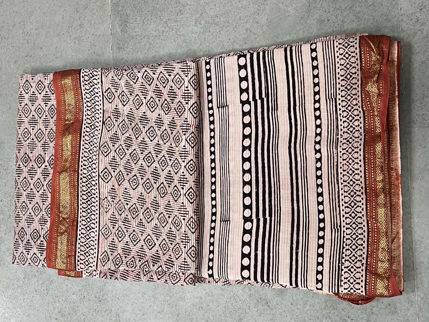 Unstitched Cotton Silk Suit Set