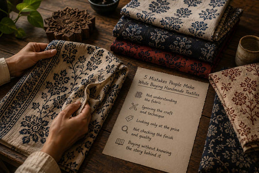 5 Mistakes People Make While Buying Handmade Textiles