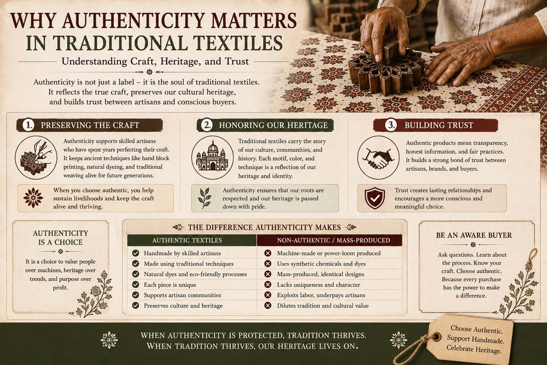 Why Authenticity Matters in Traditional Textiles: Understanding Craft, Heritage, and Trust