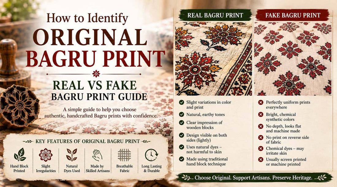 How to Identify Original Bagru Print: Real vs Fake Bagru Print Guide