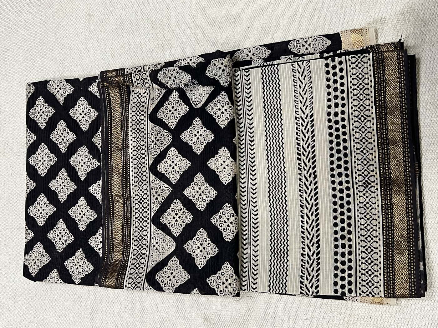 Unstitched Cotton Silk Suit Set