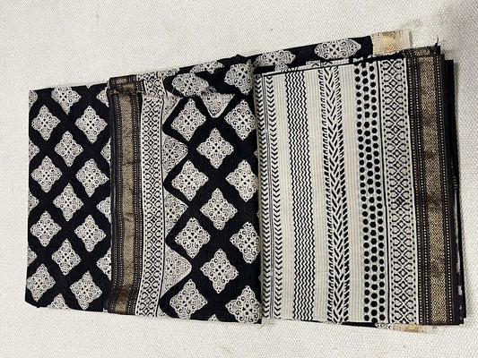 Unstitched Cotton Silk Suit Set