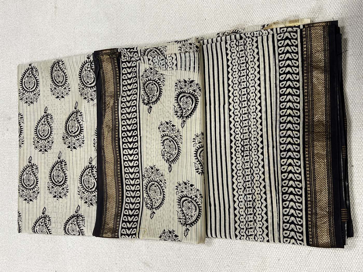 Unstitched Cotton Silk Suit Set