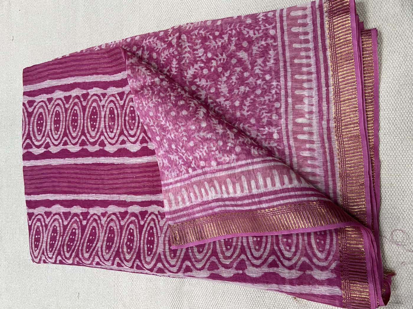 Saree Linen Silk
