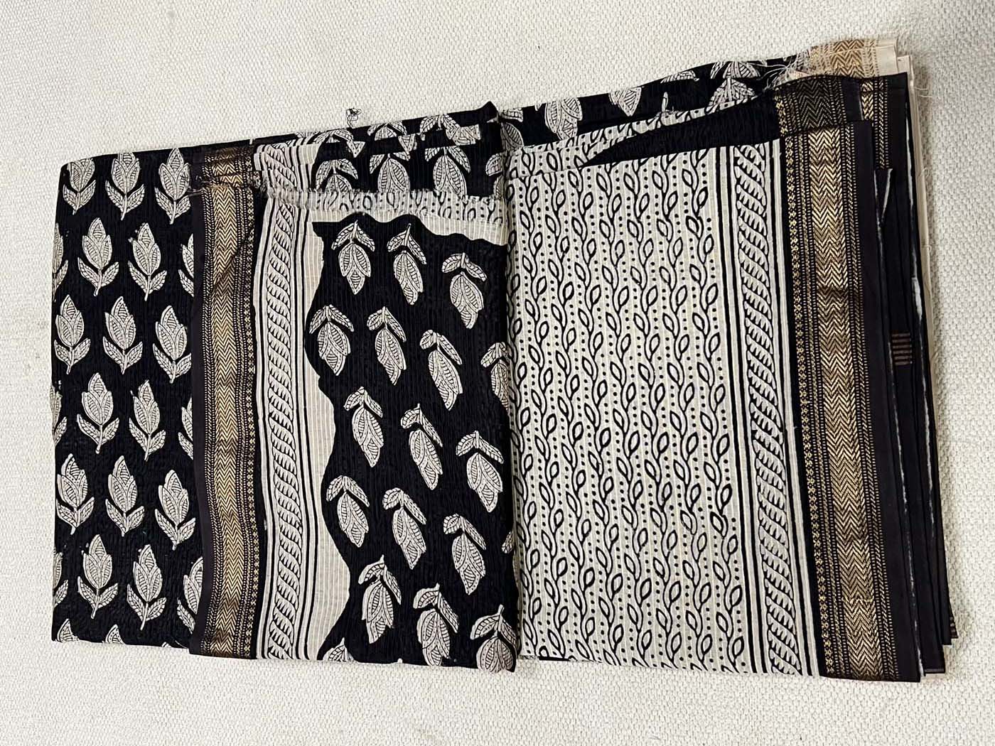 Unstitched Cotton Silk Suit Set