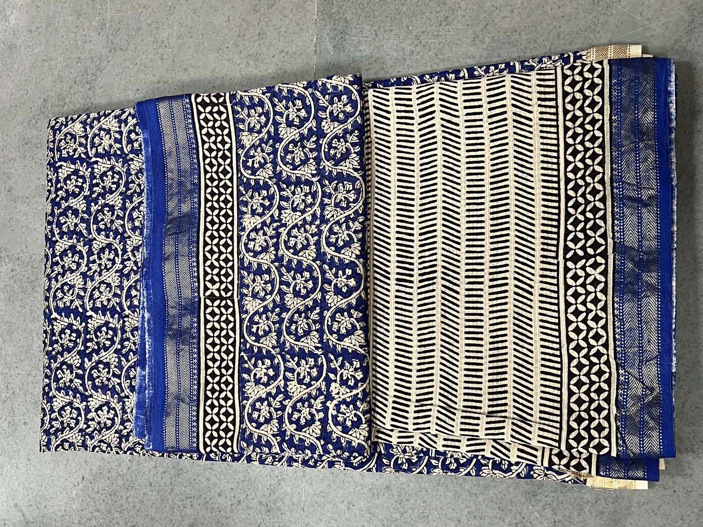 Unstitched Cotton Silk Suit Set