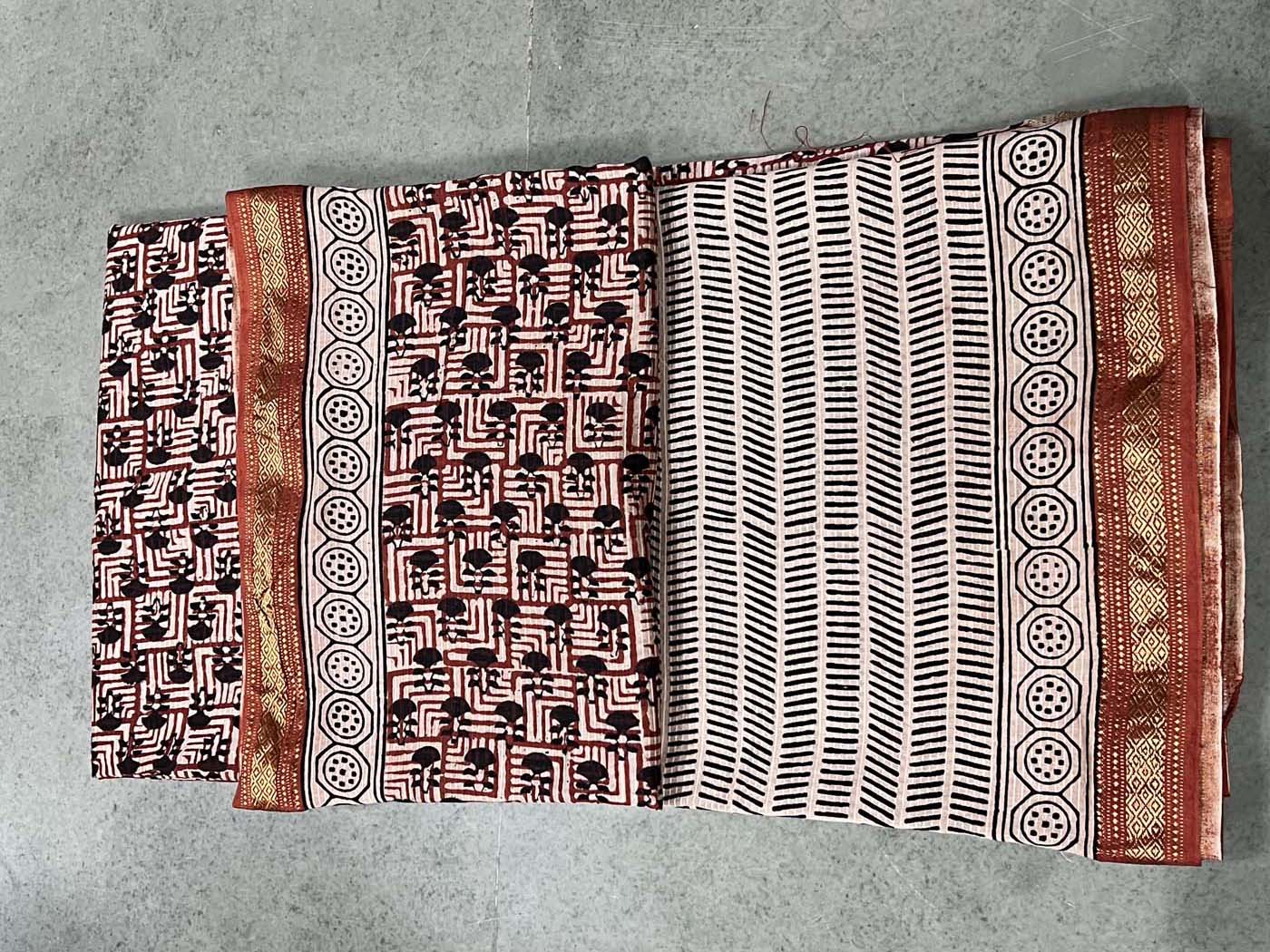 Unstitched Cotton Silk Suit Set